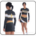 Bright Color Cheerleading Sportswear , Cheer Top And Skirts